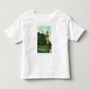 Camiseta De Bebé Vista del parque LighthouseDetroit, MI de Palmer