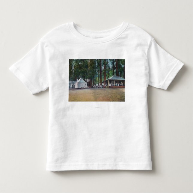 Camiseta De Bebé Vista del parque nacional de CurryYosemite del (Anverso)