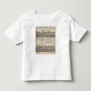 Camiseta De Bebé Vista del parque público y de la residencia en