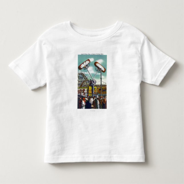 Camiseta De Bebé Vista del paseo del Lazo-o-Avión # 2 (Anverso)