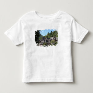 Camiseta De Bebé Vista del pueblo medieval (foto)