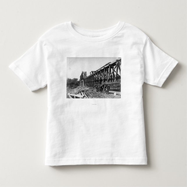 Camiseta De Bebé Vista del puente de Chico-Oroville (Anverso)