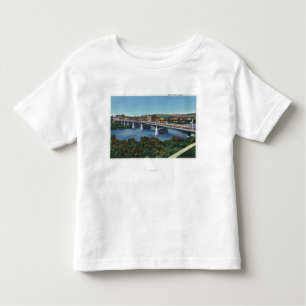 Camiseta De Bebé Vista del puente de la calle principal
