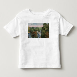 Camiseta De Bebé Vista del puente de la isla de Luna
