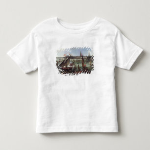 Camiseta De Bebé Vista del puerto de Amberes