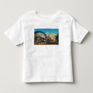 Camiseta De Bebé Vista del roller coaster del ciclón # 1