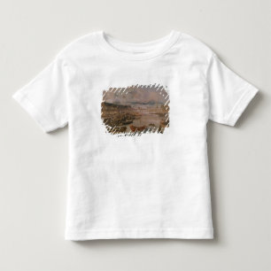 Camiseta De Bebé Vista del Sena, el grande Galerie del Louvre