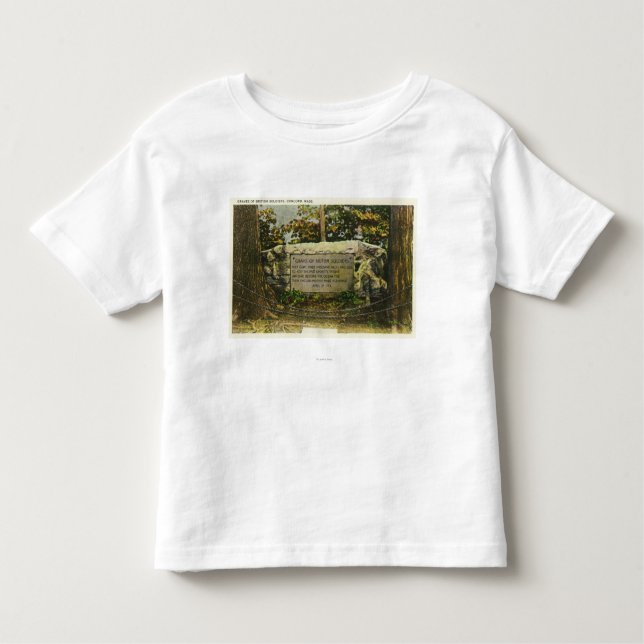 Camiseta De Bebé Vista del sepulcro de soldados británicos (Anverso)