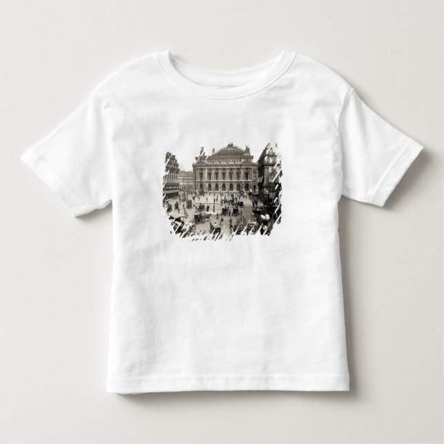 Camiseta De Bebé Vista del teatro de la ópera de París, 1890-99 (Anverso)