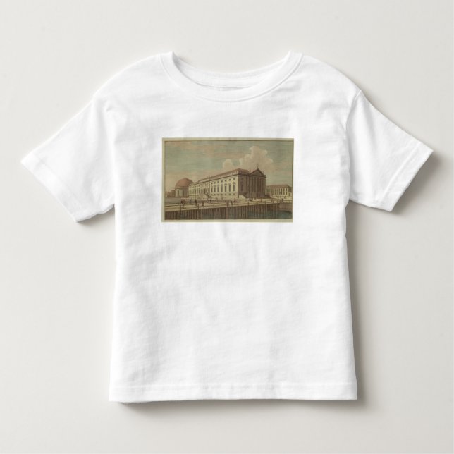 Camiseta De Bebé Vista del teatro de la ópera en Berlín, 1773 (Anverso)
