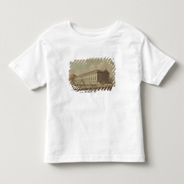 Camiseta De Bebé Vista del teatro de la ópera en Berlín, 1773 (Anverso)