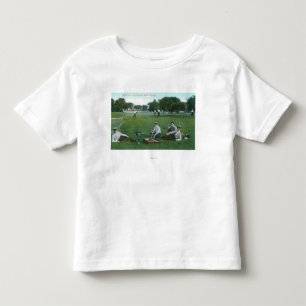 Camiseta De Bebé Vista del tenis GroundsChicago, IL de Lincoln Park