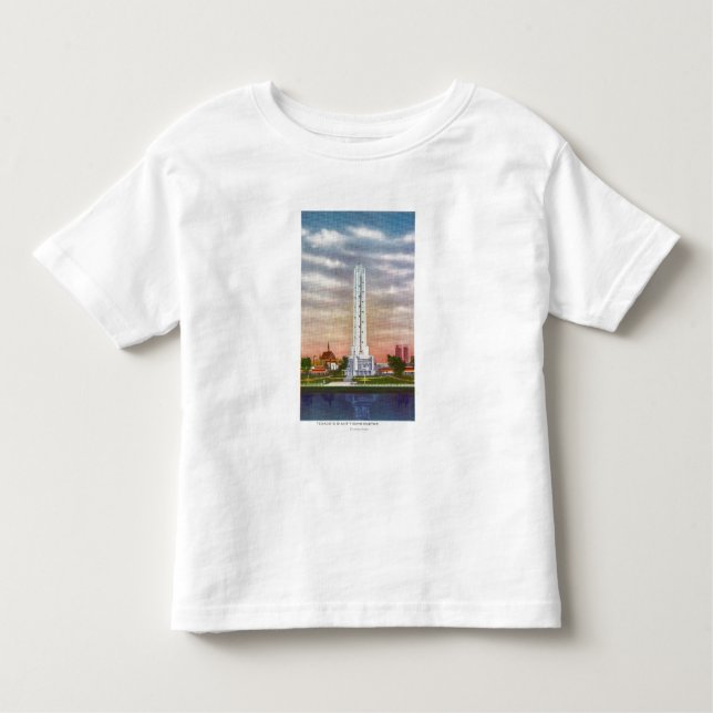 Camiseta De Bebé Vista del termómetro gigante de Texaco (Anverso)