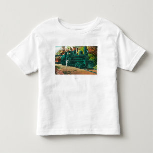Camiseta De Bebé Vista del tren ferroviario del Mt. Tamalpais