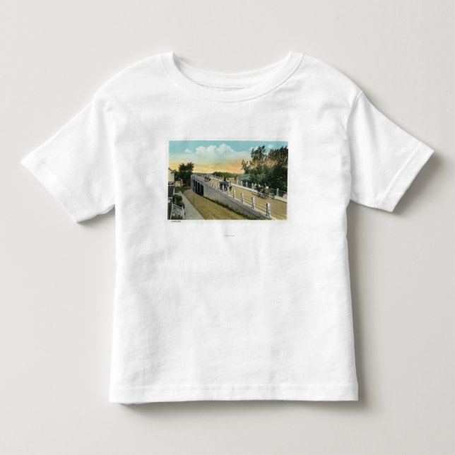 Camiseta De Bebé Vista del viaducto (Anverso)