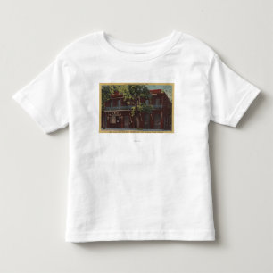 Camiseta De Bebé Vista del viejos hotel y teatro (1860) de Fallon