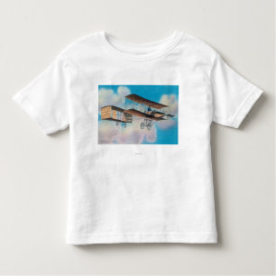 Camiseta De Bebé Vista del Voisin BiplaneFrance