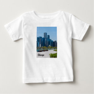 Camiseta De Bebé Vista desde el muelle de la Marina
