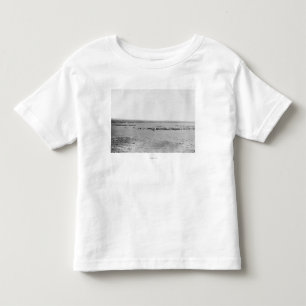 Camiseta De Bebé Vista distante de los Vaqueros con Bovinos