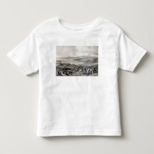 Camiseta De Bebé Vista distante del volcán del Aconcagua