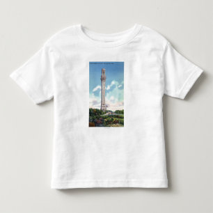 Camiseta De Bebé Vista diurna del monumento del peregrino