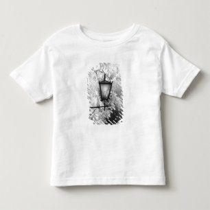 Camiseta De Bebé Vista en blanco y negro de una luminaria