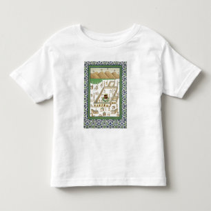 Camiseta De Bebé Vista esquemática de La Meca, mostrando el