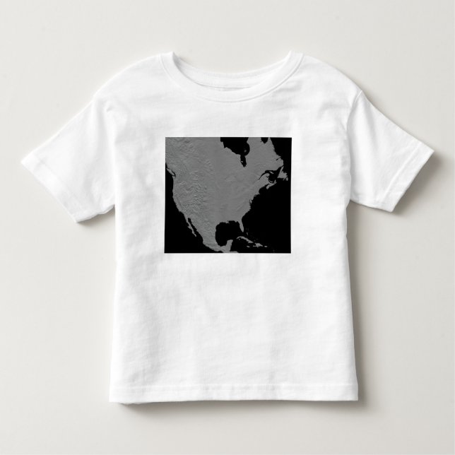 Camiseta De Bebé Vista esterooscópica de Norteamérica 2 (Anverso)