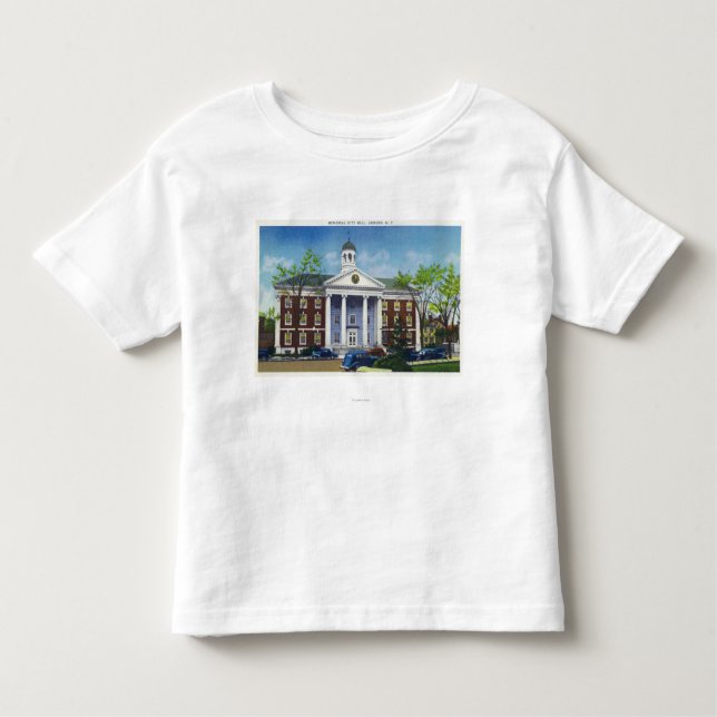 Camiseta De Bebé Vista exterior ayuntamiento conmemorativo (Anverso)