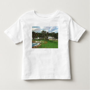 Camiseta De Bebé Vista exterior de la casa de campo de Pebble Beach