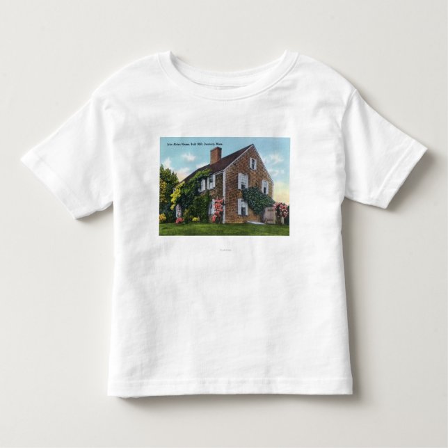 Camiseta De Bebé Vista exterior de la casa de Juan Alden (Anverso)