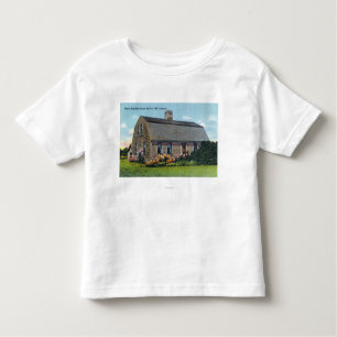 Camiseta De Bebé Vista exterior de la casa de Myles Standish