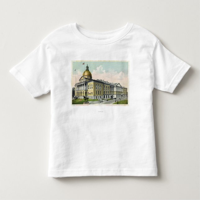Camiseta De Bebé Vista exterior de la casa del estado # 2 (Anverso)