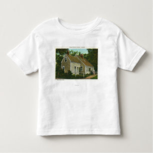 Camiseta De Bebé Vista exterior de la casa más vieja de la ciudad #