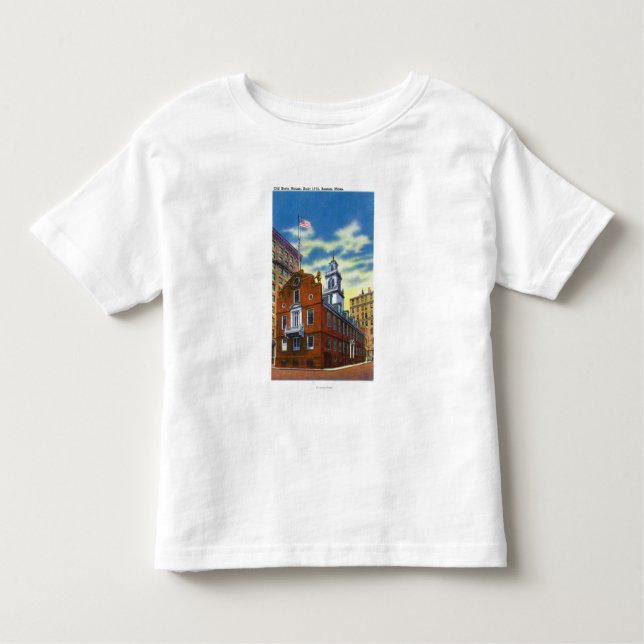 Camiseta De Bebé Vista exterior de la casa vieja del estado (Anverso)