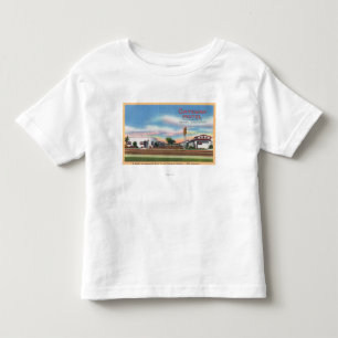 Camiseta De Bebé Vista exterior de la entrada MotelMerced, CA