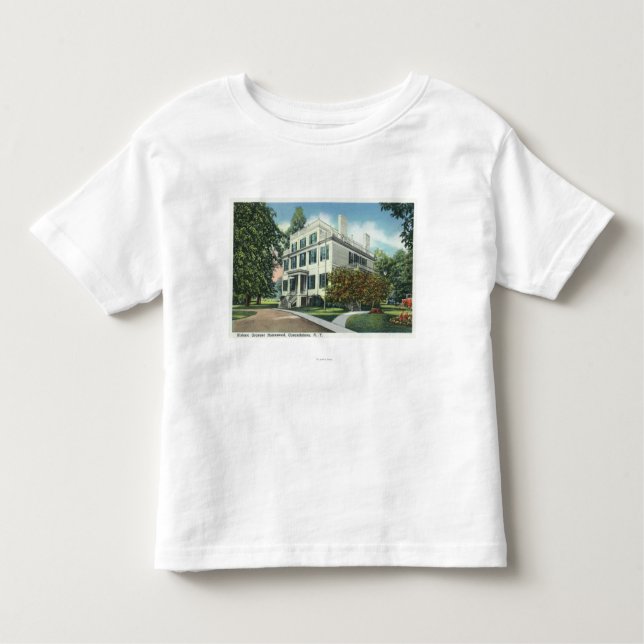 Camiseta De Bebé Vista exterior de la granja histórica de Granger (Anverso)