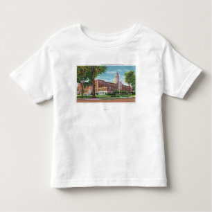 Camiseta De Bebé Vista exterior de la High School secundaria