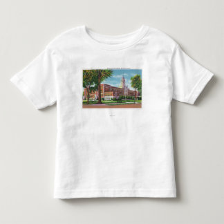 Camiseta De Bebé Vista exterior de la High School secundaria