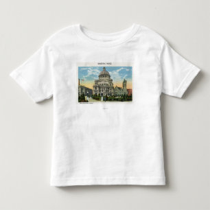 Camiseta De Bebé Vista exterior de la iglesia de la ciencia
