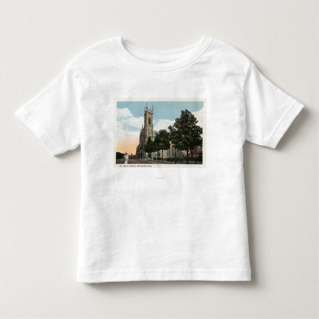 Camiseta De Bebé Vista exterior de la iglesia de San Pablo (Anverso)