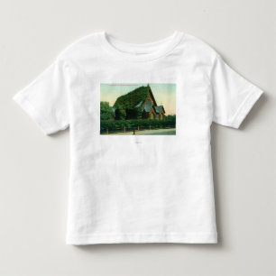 Camiseta De Bebé Vista exterior de la iglesia presbiteriana