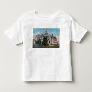 Camiseta De Bebé Vista exterior de la universidad del edificio