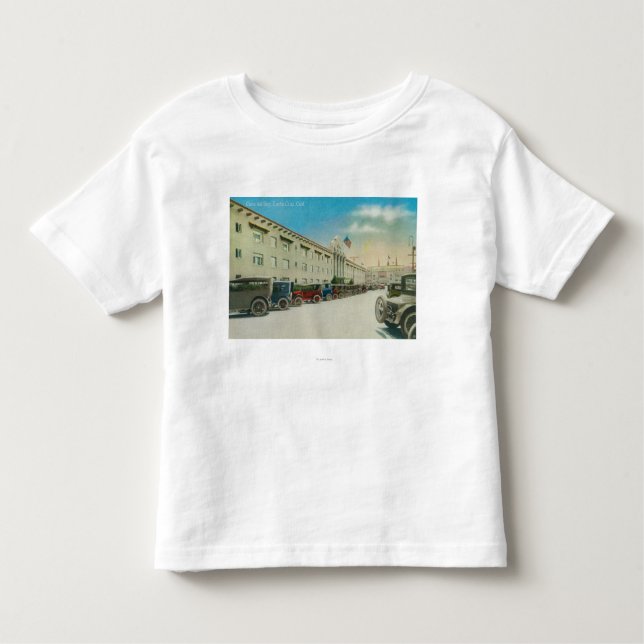 Camiseta De Bebé Vista exterior de las casas del Rey (Anverso)