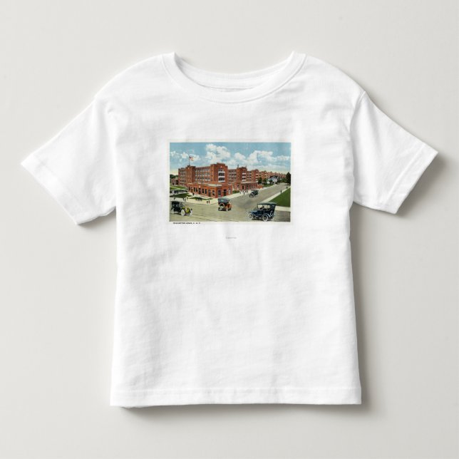 Camiseta De Bebé Vista exterior de los brazos de Remington, UMC (Anverso)