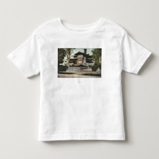 Camiseta De Bebé Vista exterior de una casa de planta baja