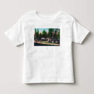 Camiseta De Bebé Vista exterior del centro turístico de Loch Lomond