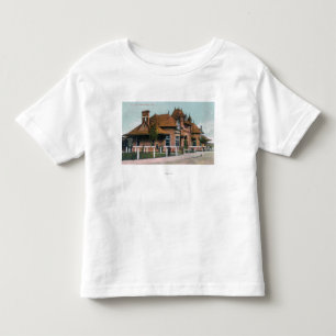 Camiseta De Bebé Vista exterior del depósito Nampa, identificació