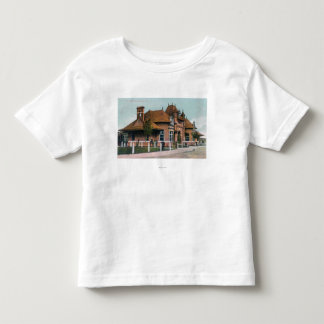 Camiseta De Bebé Vista exterior del depósito Nampa, identificación