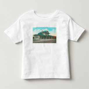 Camiseta De Bebé Vista exterior del depósito pacífico meridional 